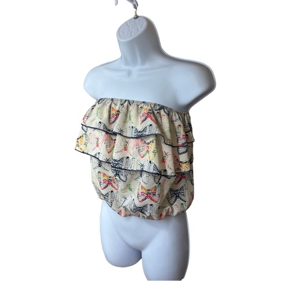 SzS Ocean Drive Butterfly Halter Top - Picture 4 of 6